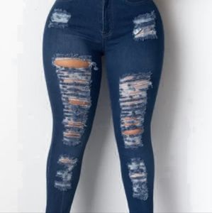 Distressed jean